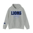 thumbnail image 2 of Unisex Heavy Blend™ Hooded Sweatshirt Lions Football Blue Hoodie, 2 of 9