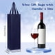 thumbnail image 2 of Bolsas de regalo para vino Windyun, 100 unidades, azul marino, 35 x 9 x 10 cm, 2 of 6