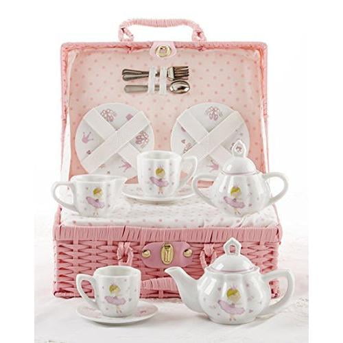 tea set in a case