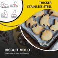 thumbnail image 3 of Bewildely Molde de galletas lavable a mano panqueque Cupcake queso galleta molde cocina vacaciones cumpleaños fiesta familiar moldes para hornear Herramientas y accesorios para hornear Escribe un Bewildely HA062271-01B, 3 of 6