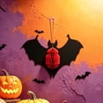 thumbnail image 4 of Halloween Decoration Indoor Outdoor Clearance Under $5.00!Halloween Honeycomb Bats Hanging Ornaments Paper Bats Pendant Decor Spooky Party Ceiling Hangings Indoor Outdoor Halloween Venue Decoration, 4 of 5