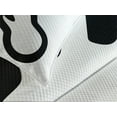 thumbnail image 4 of Ambesonne Rock Music Quilted Bedspread Set 3 Pcs, Guitars Hand Sign, Queen Size, Black White, 4 of 5
