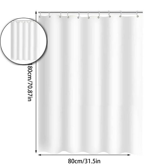 Shower Curtain, Water Resistant Bathroom Curtains, Bath Shower Curtain Liner, 31.5"x70.9" Cloth Shower Curtain, Bathroom Window Waterproof Shower Curtains for Bathroom Decor