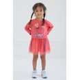 thumbnail image 4 of Sesame Street Elmo Infant Baby Girls French Terry Dress Red 18 Months, 4 of 5