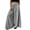 White, variant on JULMCOMO Palazzo Pants for Women Striped Elastic Waisted Flowy Oversized Wide Leg Pants Full Floor Length Resort Baggy Trousers with Pockets Beige XL