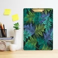 thumbnail image 6 of FMSHPON Tropical Palm Leaf Summer Clipboard Hardboard Wood Nursing Clip Board and Pull for Standard A4 Letter 13x9 inches, 6 of 8
