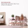 thumbnail image 4 of Expandable Shoe Rack for Closet \uC\uD Adjustable Shoe Rack for Small Space Small Shoe Organizer for Front Door Sturdy Metal, 4 of 6