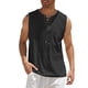 thumbnail image 2 of SAYOO Chaleco informal para hombre, sudadera holgada con cuello en V sin mangas de color sólido para correr/hacer ejercicio SAYOO S M L XL XXL XXXL XXXXL, 2 of 6