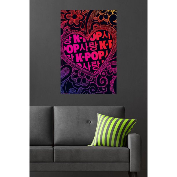 K-Pop Wall Poster, 22.375