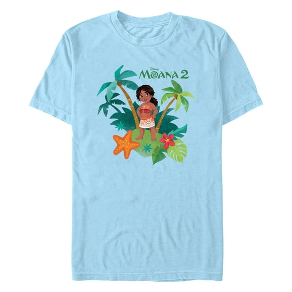 Men's Moana 2 Simea Portrait  Graphic T-Shirt