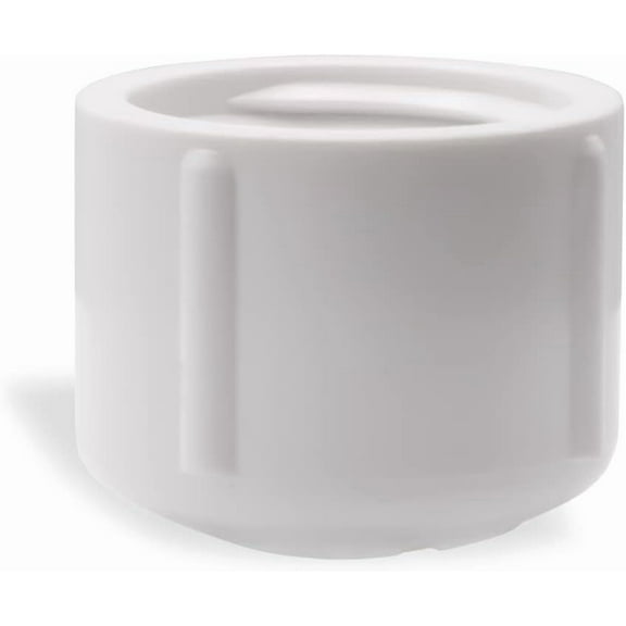 1-1/2 Inch FNPT Female Thread PVC End Cap – White SCH 40 Plastic Pipe Cap Plug for Plumbing, Sewer & Water Line Systems