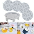 thumbnail image 1 of LQXZWJY Epoxy Résine Diy Nid d'Abeille sous-Verre Rond! Colle Goutte Diy Résine Nid Boîte de Rangement Ronde Colle Goutte Boîte de Rangement, 1 of 4