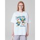 thumbnail image 1 of Camiseta de San Valentín para mujer, cuello redondo, estampado de letras y Cupido, tejido de punto informal para primavera/verano, ideal como regalo de San Valentín., 1 of 5