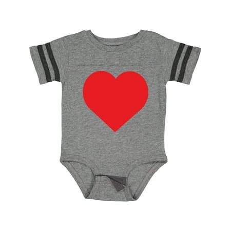 

Inktastic Red Heart Gift Baby Boy or Baby Girl Bodysuit