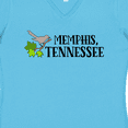 thumbnail image 4 of Inktastic Memphis, Tennessee- Mockingbird Women's V-Neck T-Shirt, 4 of 5