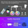 thumbnail image 3 of Bluetooth LED Strip Lights 65.6FT - LED Light Strips Controlled by Smart Phone APP - Music Sync LED Lights Strip for Bedroom Decor, Room Decor锛孋hildren's Room, 3 of 7