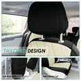 thumbnail image 4 of For 2018–2023 Honda Odyssey FH Group Neoprene Custom Fit Waterproof Car Seat Covers - Front Beige, 4 of 5