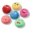 thumbnail image 1 of 6 Pack SCHITEC Squeaky Delights - Soft, Cuddly, Interactive Plush Balls with Squeakers for Puppy Small Pets, Encouraging Fetch Play, Bonding, and Exercise, 1 of 5