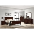 thumbnail image 3 of Picket House Furnishings Ellington King Panel 3PC Bedroom Set in Cherry, 3 of 17