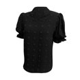 thumbnail image 6 of ECZHAW Womens Summer Tops,Women's Puff Sleeve Casual Tops Fashion White Polka Dot Blouses Dressy Ladies Summer Tops,, 6 of 7