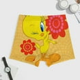 thumbnail image 3 of Looney Tunes Tweety Mens Boxer Briefs Active Stretch Breathable Underwear, Comfortable Gym Boxer Briefs, 3 of 7