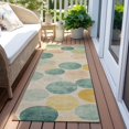 thumbnail image 3 of Dalyn Rugs Machine Washable Indoor/Outdoor Chantille Teal 2'3" x 7'6" Runner Rug, 3 of 7