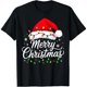 thumbnail image 1 of Camiseta de Mujer Navideña Divertida con Luces de Navidad y Familia para Adolescentes y Niños, 1 of 7
