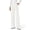 Beige, variant on Women's Wide Leg Pants Waffle Knit Stretchy Dress Pants Baggy High Waisted Trousers