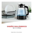 thumbnail image 2 of Hervidor Artesanal Black & Decker Eléctrico 1.7 Lts con Luz LED, Base Giratoria y Apagado Automático, 2 of 4