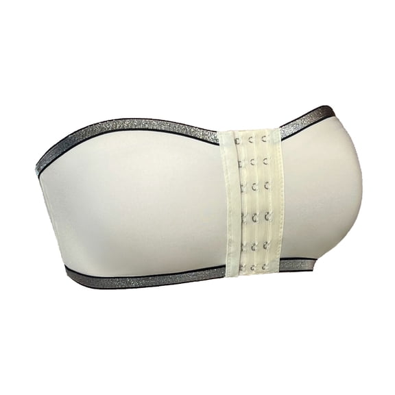 MVRLSH Sports Jelly Bras for Women Side Clasp Wireless Daily Wear Comfort Underwear Strapless Bra