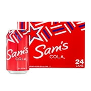 Sams Cola Soda Pop, 12 fl oz, 24 Pack Cans