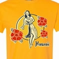 thumbnail image 4 of Inktastic Retro Hula Girl T-Shirt, 4 of 5