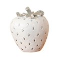 thumbnail image 3 of deevoka Strawberry Fruit Figurine Decor Gift Sculpture for Office Kitchen Photo Prop, 3 of 9