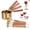 Gold, variant on Copper 8 Piece Measuring Cups and Spoons Set for Cooking Baking