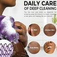 thumbnail image 4 of 1 Pc 32" African Net Sponge Authentic - Exfoliating Net Sponge Real African Exfoliating Sponge with Knots - African Net Washcloths for Body Scrubber Exfoliator - Back Scrub for Shower, Dark Blue, 4 of 8