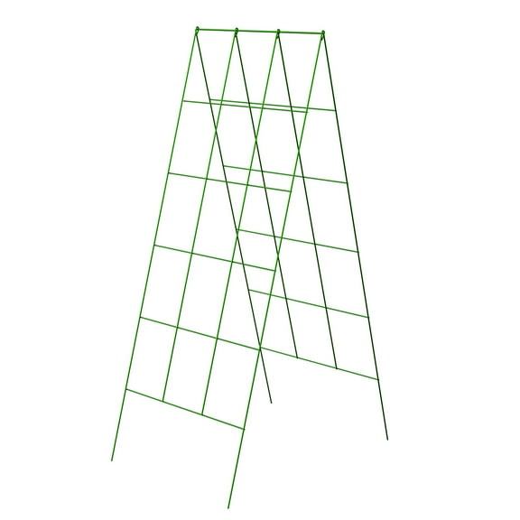 Panacea Products Steel a-Frame Trellis - Green, 1" Deep x 18" Wide x 48" Tall, 3.3 Lbs.