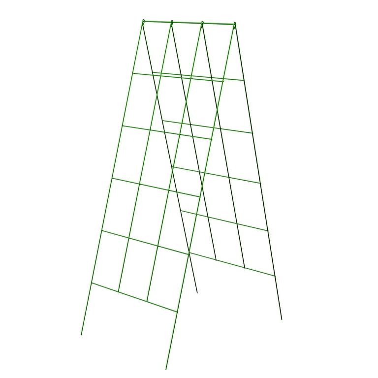 Expert Gardener Steel A-Frame Trellis, 18x48 In., Green photo 1