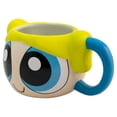 thumbnail image 3 of Taza Grande de Cerámica, Diseño Esculpido en 3D, Chicas Super Poderosas, Modelo Burbuja, Capacidad 591 mililitros, 3 of 4