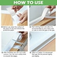 thumbnail image 5 of Sealing Strip, 1.5 "x 10.5" PVC Self-adhesive Tape, Sealing Waterproof Silicone Tape, Suitable for Bathroom, Bathtub, Kitchen, Toilet Wall and Window, 5 of 6