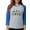 Heather/Blue, variant on CafePress - Power Rangers Group Shots Women's Baseball T Shirt - Womens Baseball Tee
