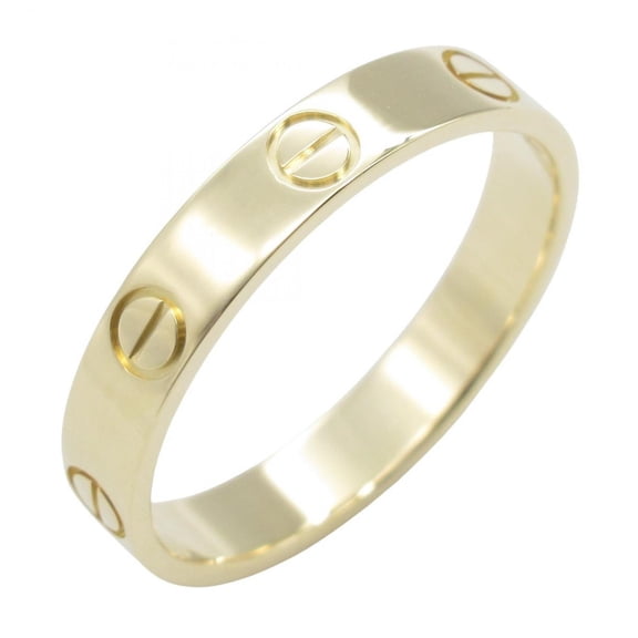 Pre-Owned Cartier Mini Love Ring, 18K Yellow Gold, for Men and Women. (Good)
