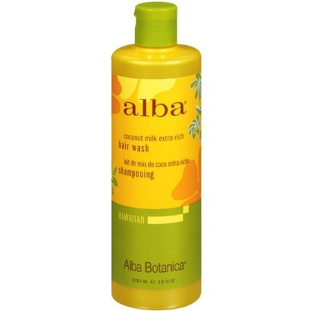 Alba Shampoo - Alba Botanica Hawaiian Moisturizing Shampoo, Coconut Milk, 12 oz