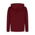 thumbnail image 5 of Mens Hoodies Solid Casual Hooded Sweatshirts Long Sleeve Pullover Workout Hoodie Tops with Pocket Hoodie Sweatshirts, 5 of 6