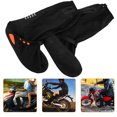 thumbnail image 4 of 1 par de cubrebotas reutilizables, antideslizantes, resistentes a la lluvia y la nieve, para hombres y mujeres, para motociclismo y actividades al aire libre (talla M), 4 of 5