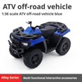 thumbnail image 3 of Alloy Die-Cast 4x4 Off-Road Vehicle Model, 1/32 Scale High-Precision Simulation with Int Toy Weighted Metal Collectible Car,, 3 of 8