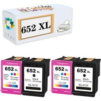 Compatible 652 XL Ink Cartridges Replacement for HP Deskjet 1115 2135 2136 3635 3636 3775 3785 3787 3790 3835 4535 4675 5275 Printers