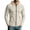 Khaki, variant on Turilly Hoodies Men Waffle Knit Zip Up Hoodie Solid Color Casual Lightweight Jacket
