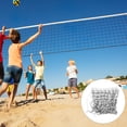thumbnail image 2 of Filet de Volleyball en Polypropylène Fil d'Acier Robuste Intérieur Extérieur 1Pcs 28x28x0.1in, 2 of 9
