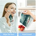 thumbnail image 5 of GZHJMY 2 Pack Snow Covered Houses Washcloths – Soft Face Towels, Gym Towels, Hotel and Spa Quality, Reusable Fingertip Towels（1538）, 5 of 6