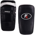 thumbnail image 2 of Kruzak Muay Thai Kick Pad for Training, Kicking Strike Shield for Kickboxing Martial Arts Sparring Taekwondo Muay Thai MMA Karate and Combat Sports (Sold as Single) (Black/White), 2 of 7